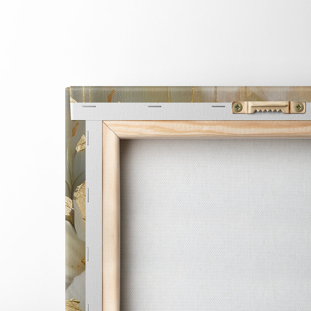 Elegant petals with metallic accents