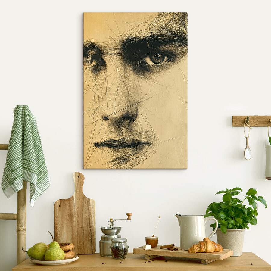 Detailní záběr na mužskou tvář