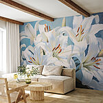 Fototapeta Bílý květ zblízka