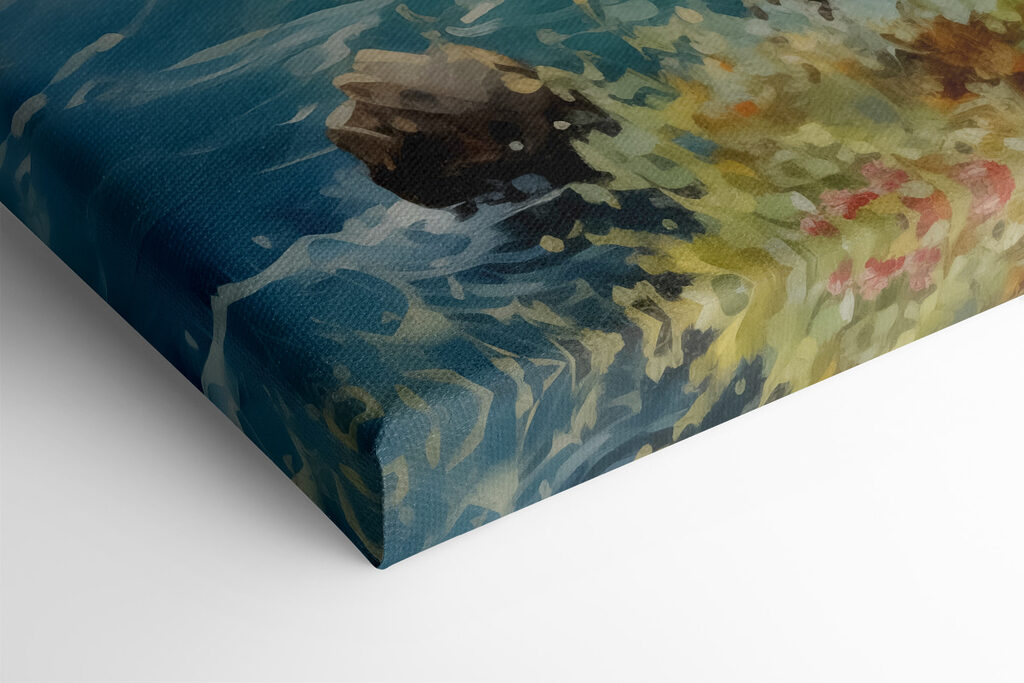 Building on a cliff by the water