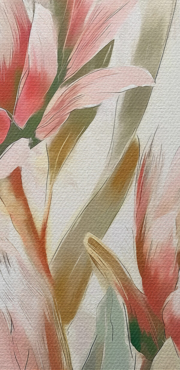 Delicate blossoms in soft hues