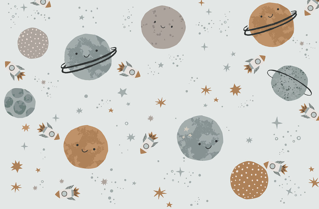 Vzor planet a raket Vzor planet a raket