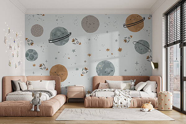 Vzor planet a raket Vzor planet a raket