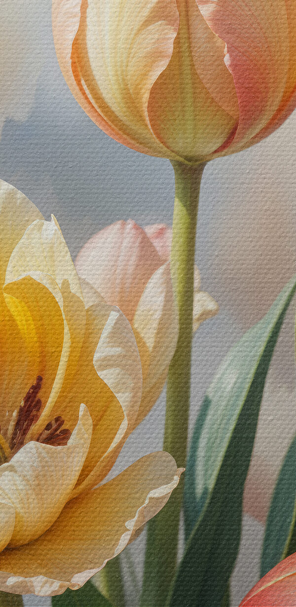 Skupina tulipánů ve váze Skupina tulipánů ve váze