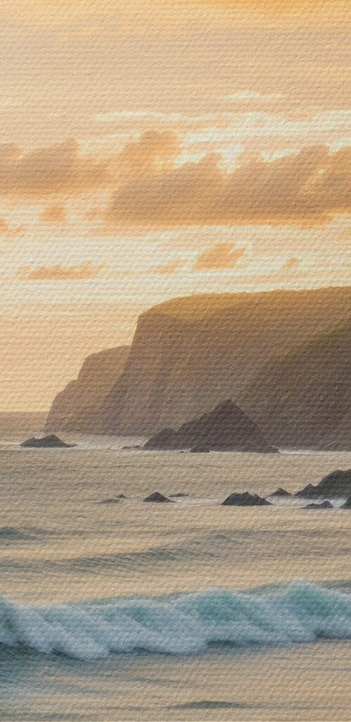 Waves crashing on a beach Waves crashing on a beach