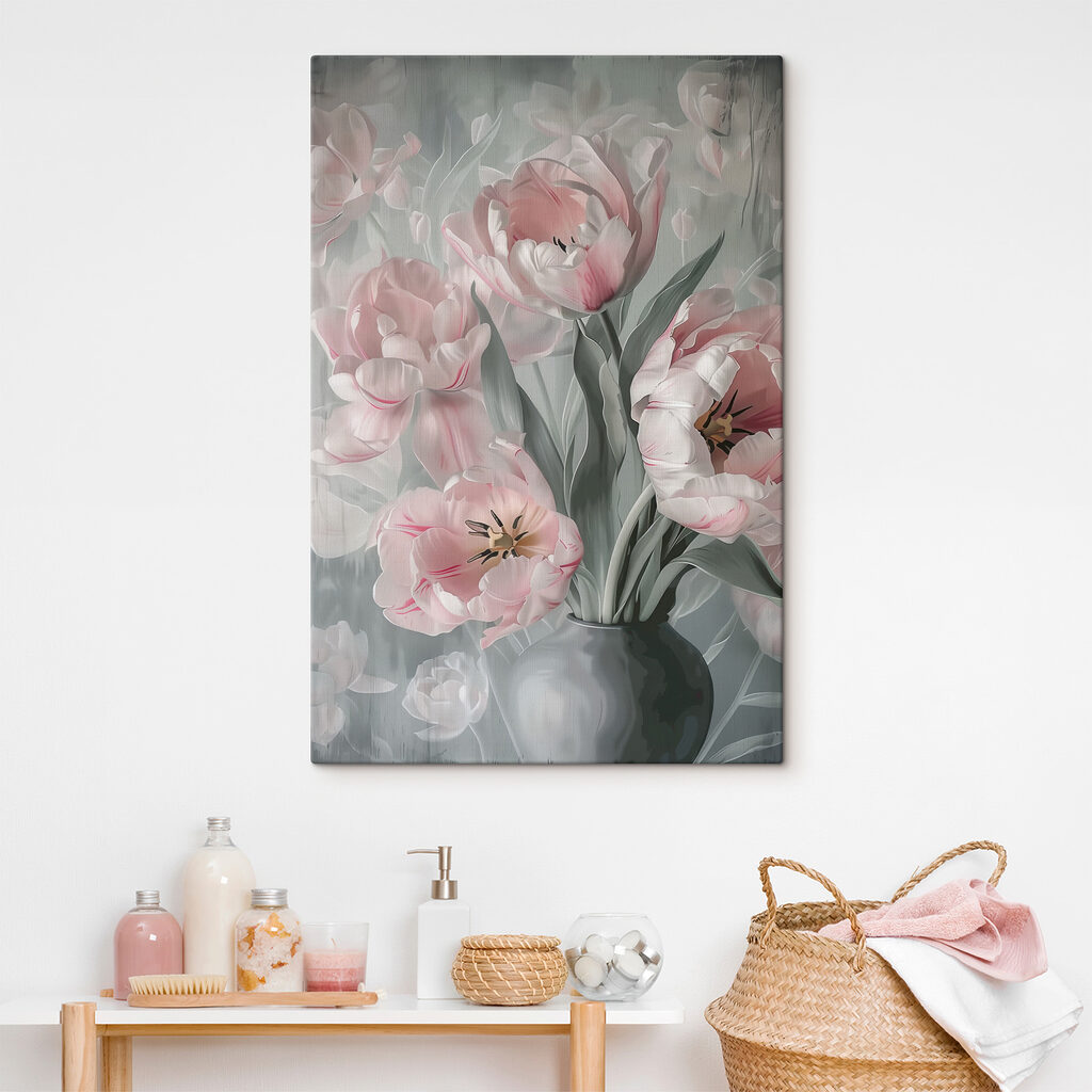 Elegant blooms in soft pastel hues