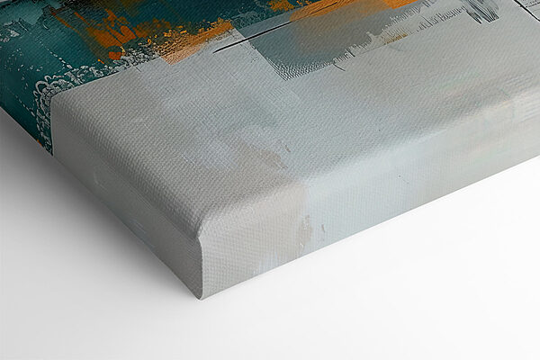 Painting of a boat in different colors