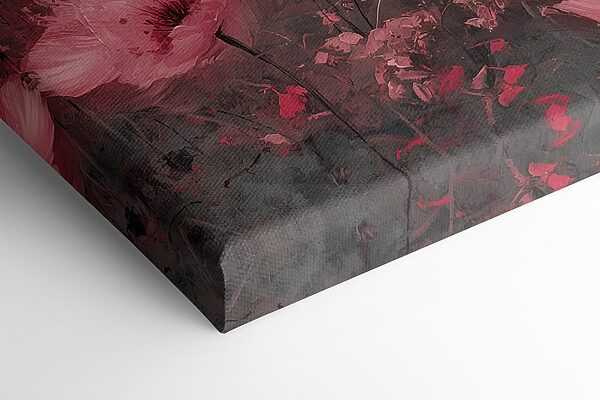 Field of pink flowers