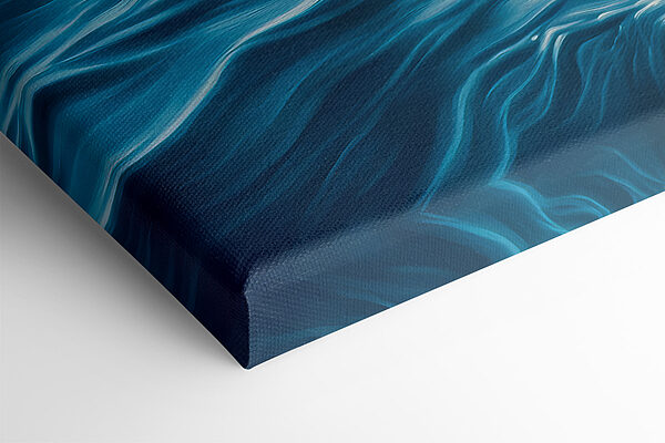 Blue ocean with clouds in the sky