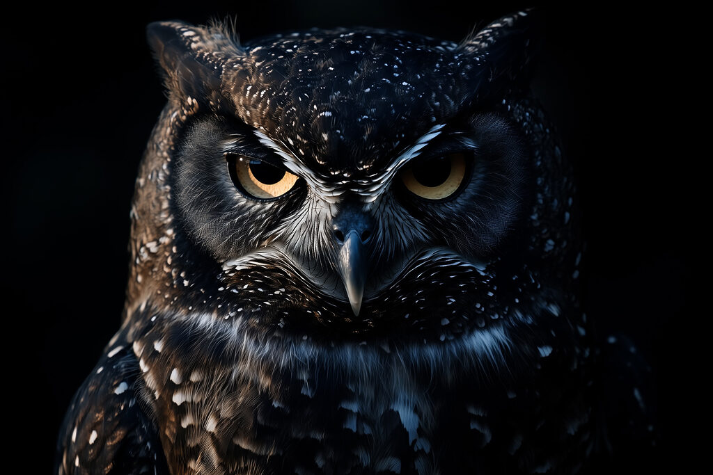 Close up of an owl Close up of an owl