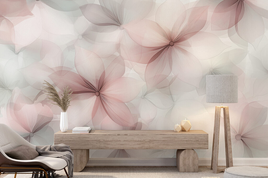 Group of flowers on a white background Group of flowers on a white background