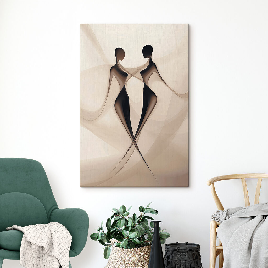 Couple of women in black and white Couple of women in black and white