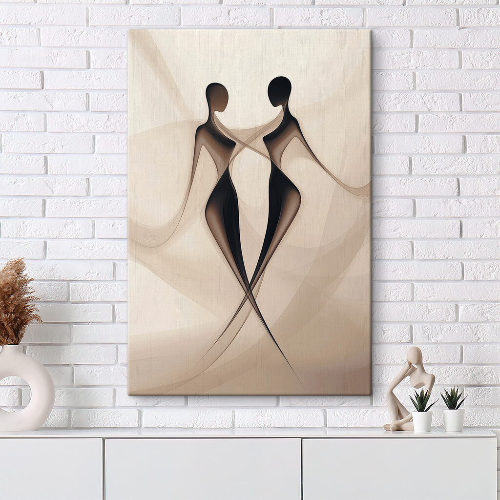 Couple of women in black and white Couple of women in black and white