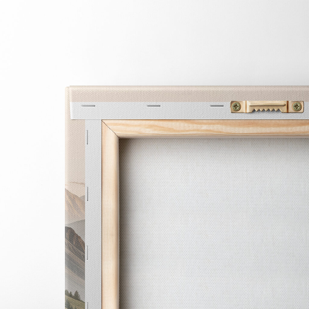 Lake with mountains and a boat