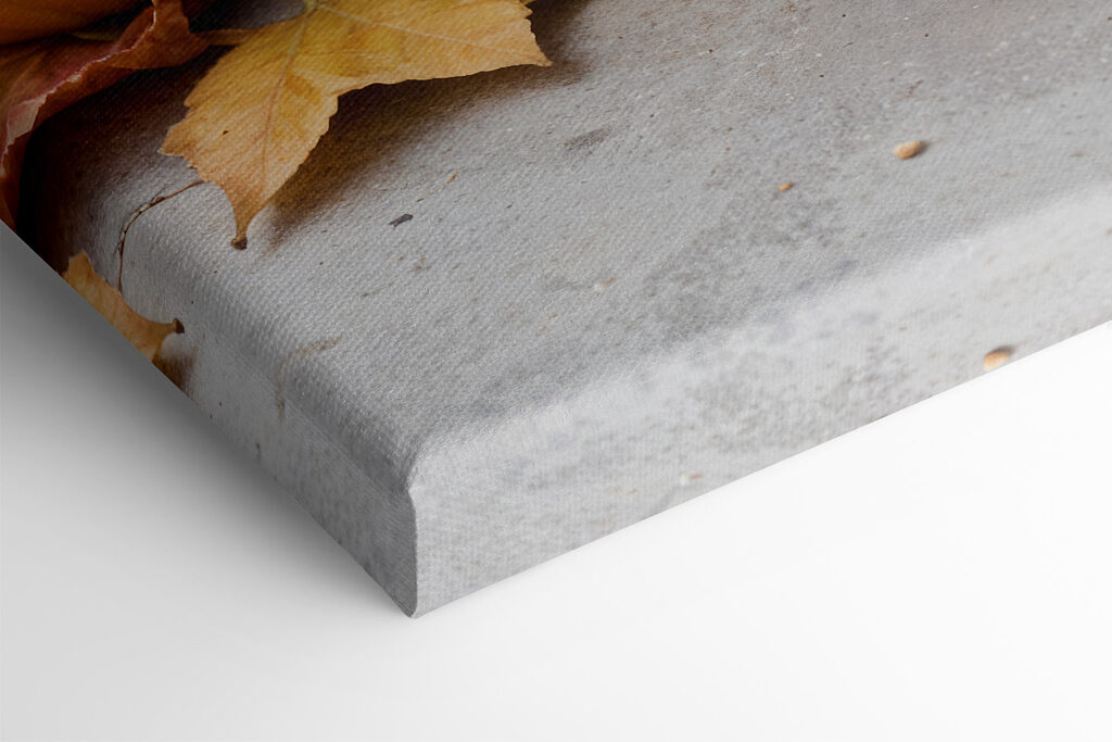 Basket of fruit with leaves