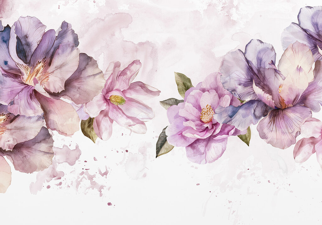 Group of purple flowers