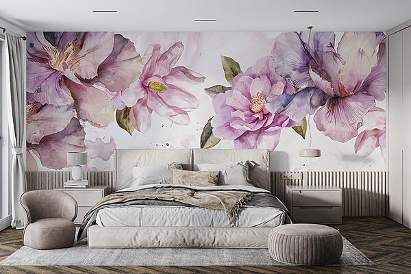 Group of purple flowers