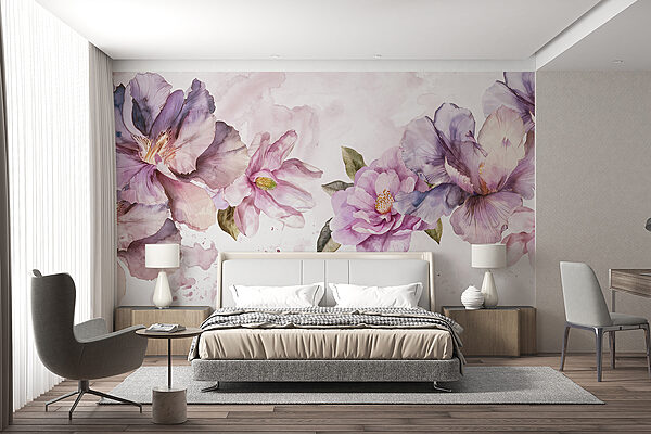 Group of purple flowers