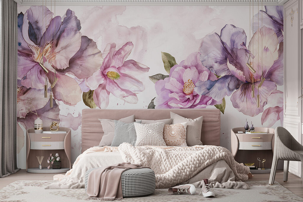 Group of purple flowers