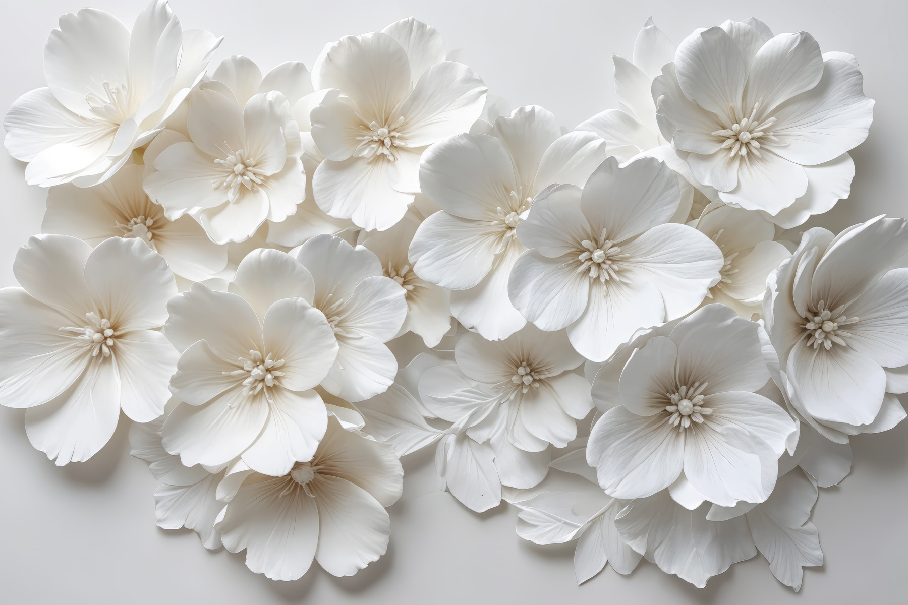 Group of white flowers