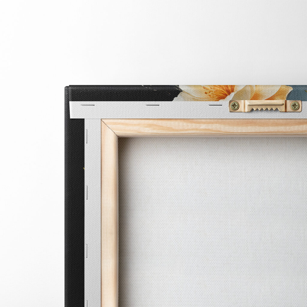 Bird on a branch with flowers Bird on a branch with flowers