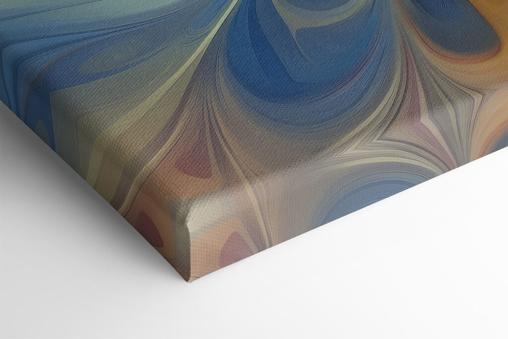 Colorful butterfly with a swirly pattern