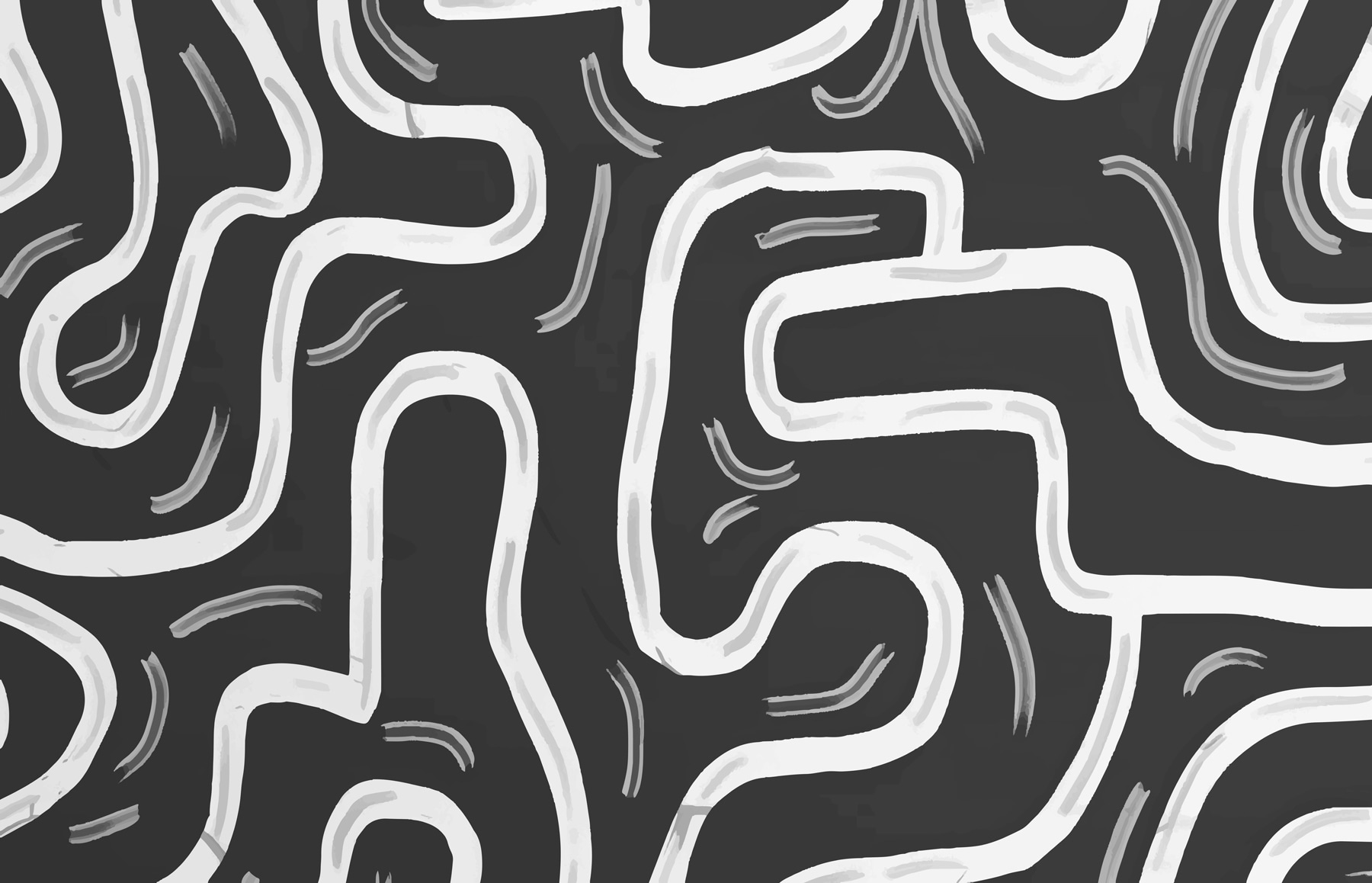 Black and white maze Black and white maze