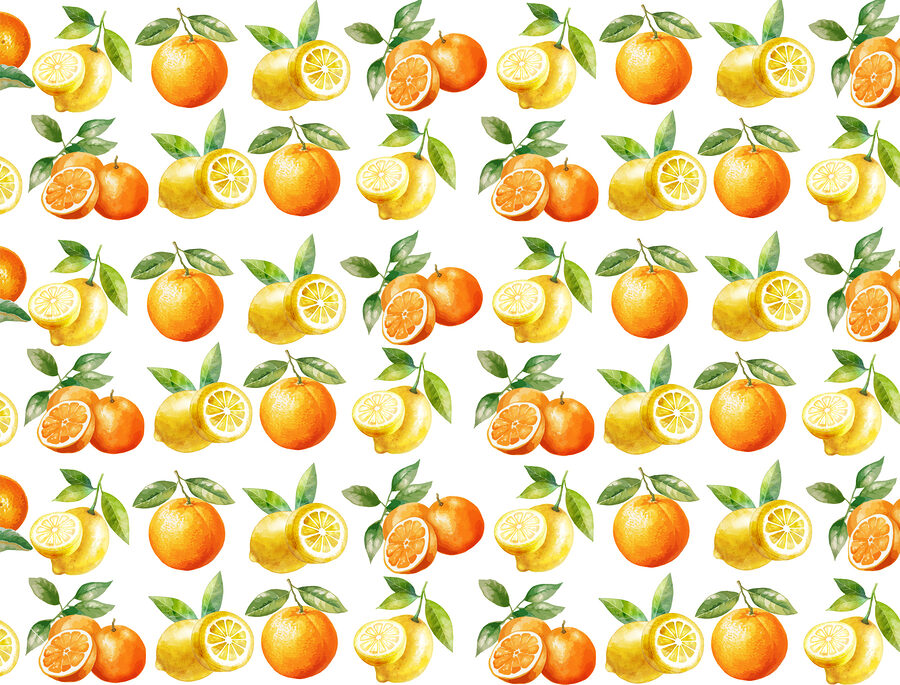 Vzor pomerančů a citronů
