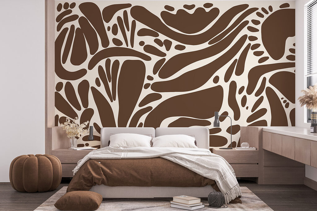 Brown and white pattern Brown and white pattern