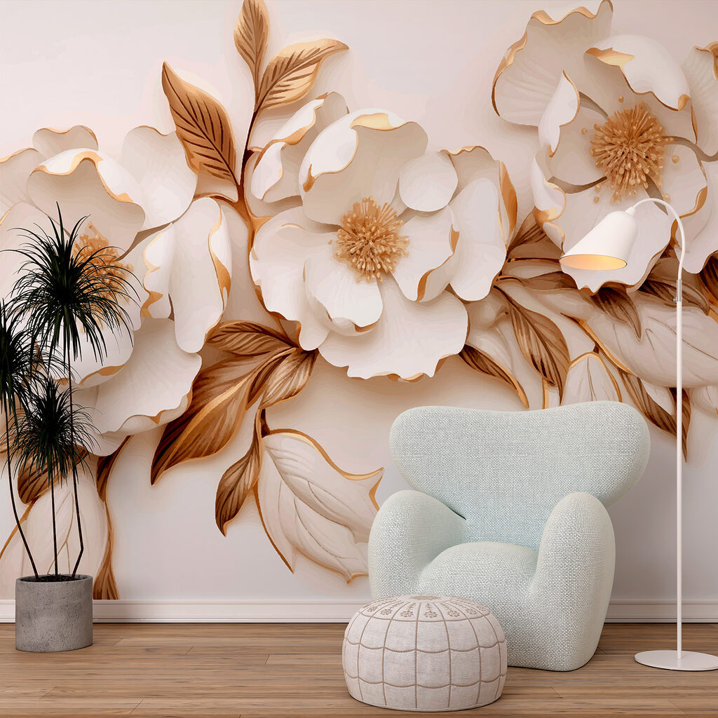 Elegant blooms in creamy hues Elegant blooms in creamy hues
