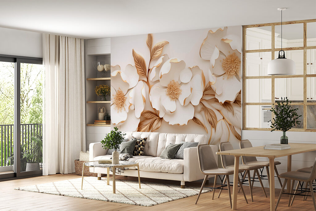Elegant blooms in creamy hues Elegant blooms in creamy hues