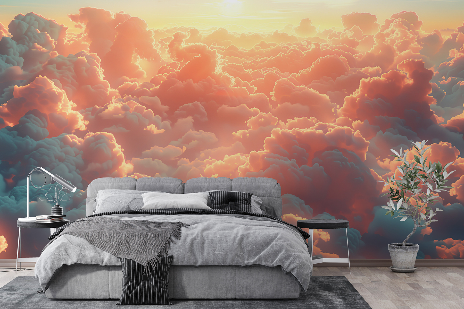 Large group of clouds