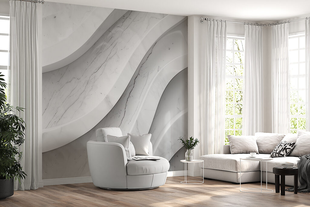 White marble wall with lines White marble wall with lines