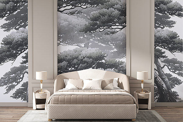 Group of trees with branches