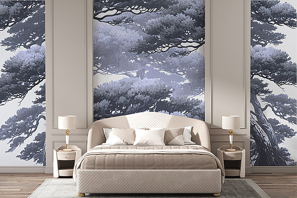 Group of trees with branches