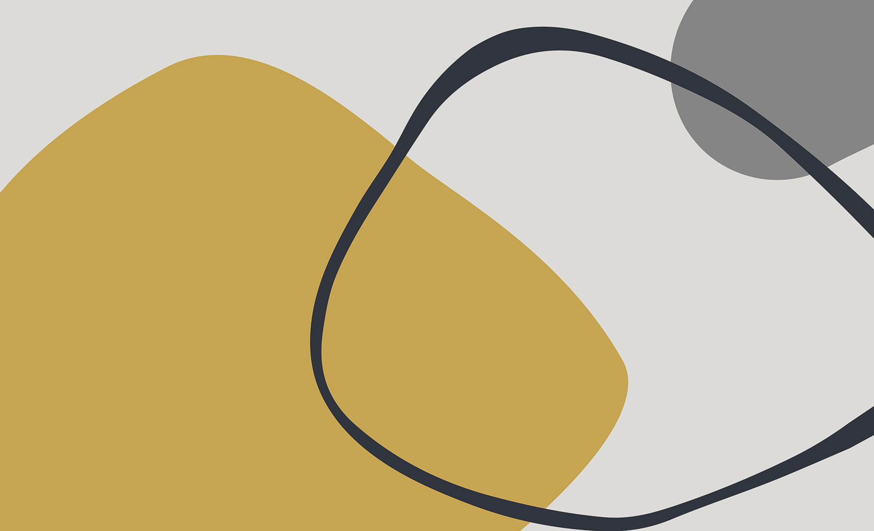 Yellow and grey and black shapes