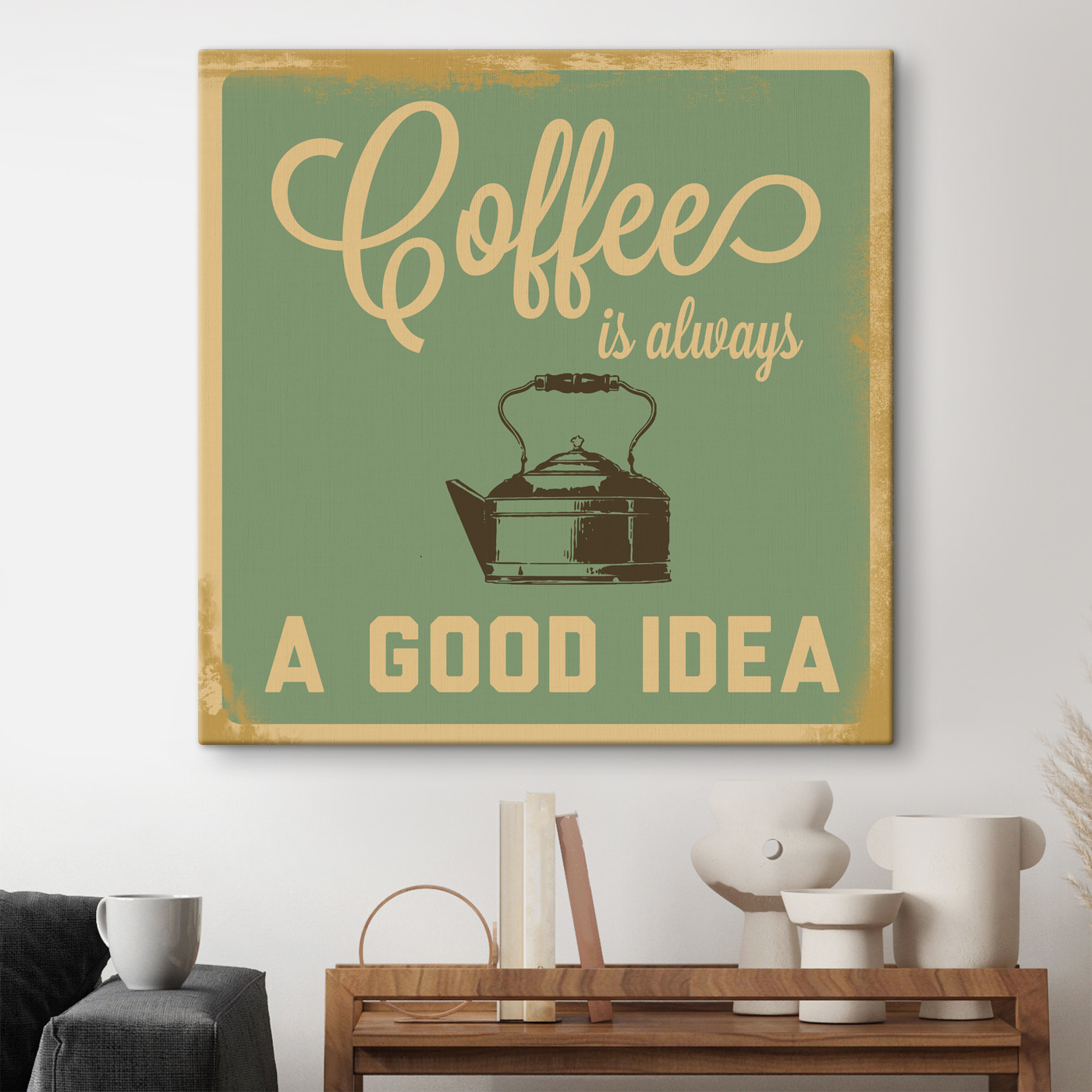 Tea kettle with text on it Tea kettle with text on it