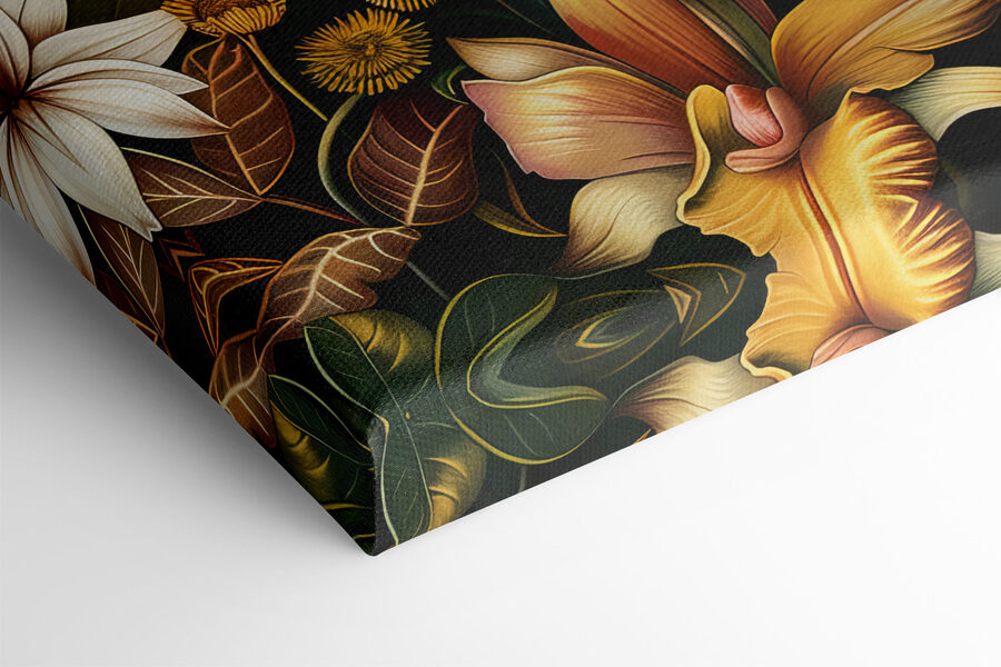 Colorful floral pattern with many flowers Colorful floral pattern with many flowers