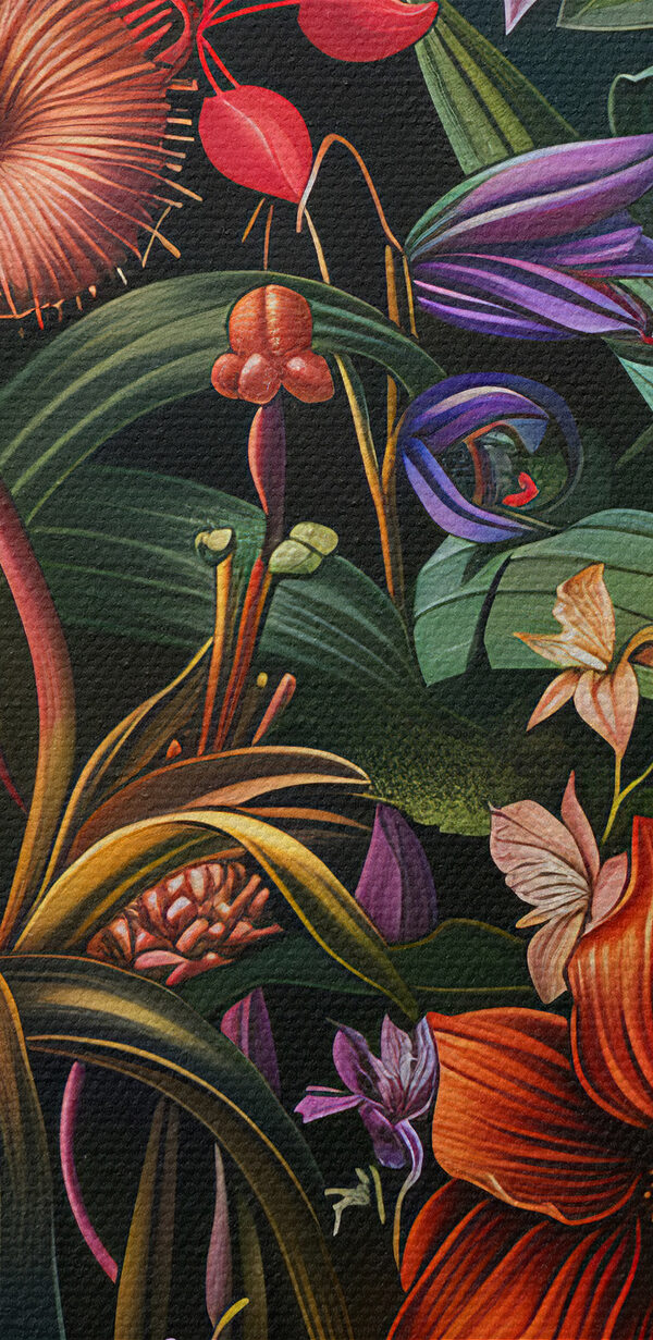 Colorful floral pattern with many flowers Colorful floral pattern with many flowers