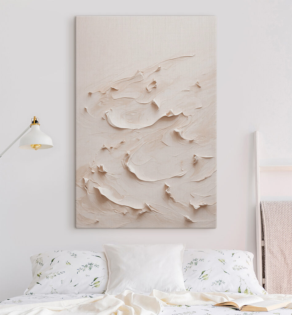 Close up of a white surface