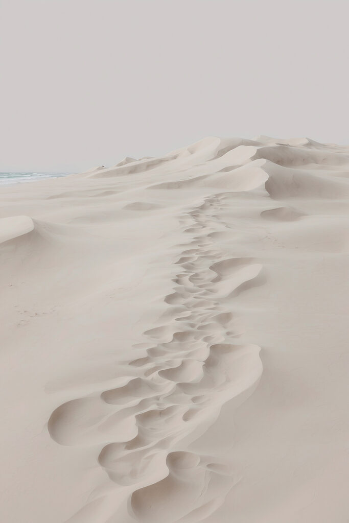 Footprints in the sand