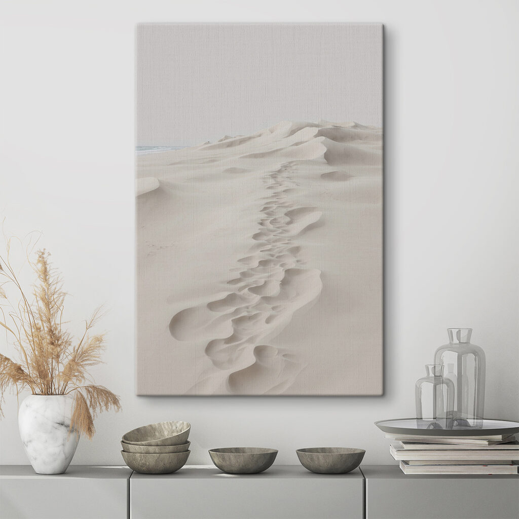 Footprints in the sand