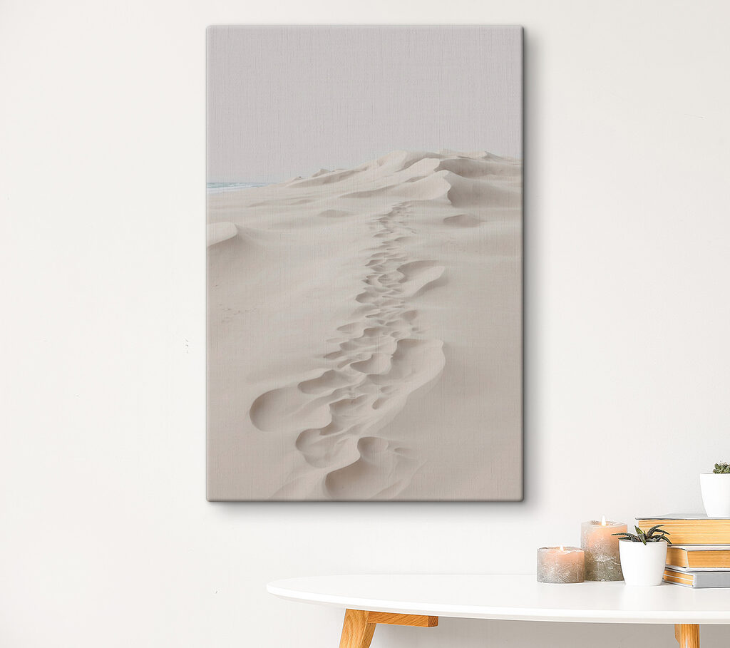 Footprints in the sand