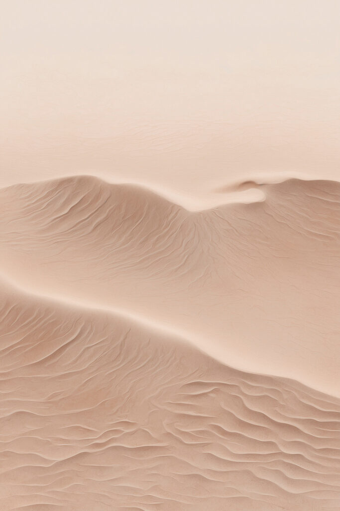 Sand dunes with waves