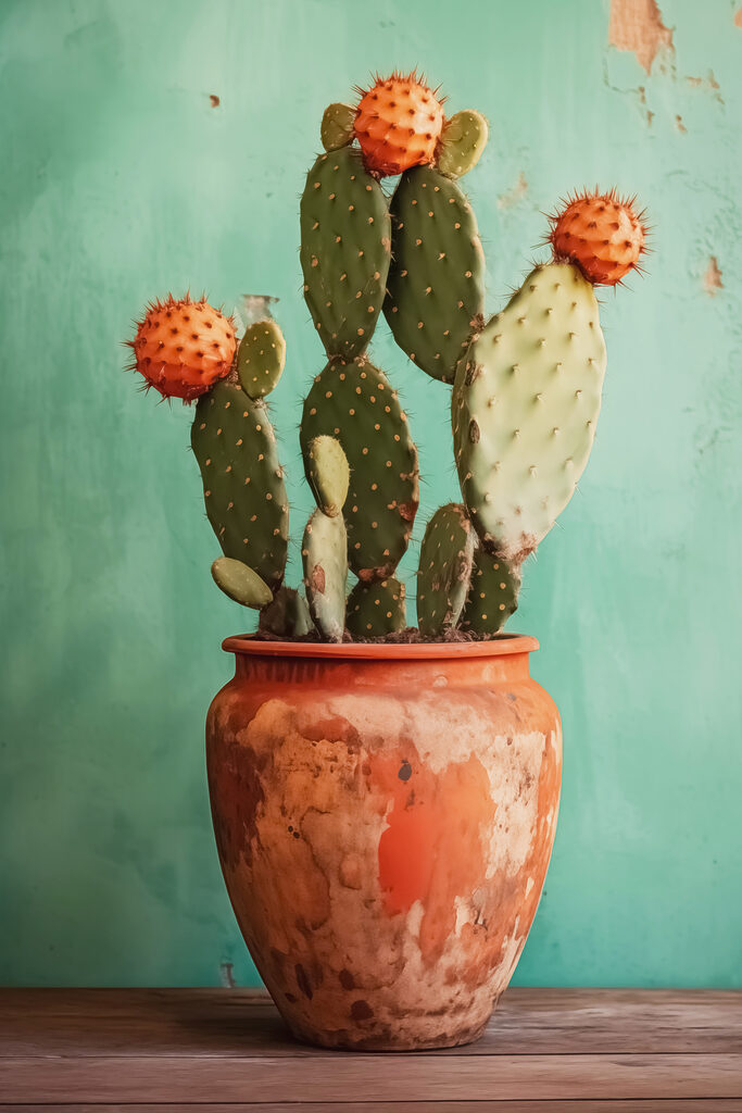 Cactus in a pot