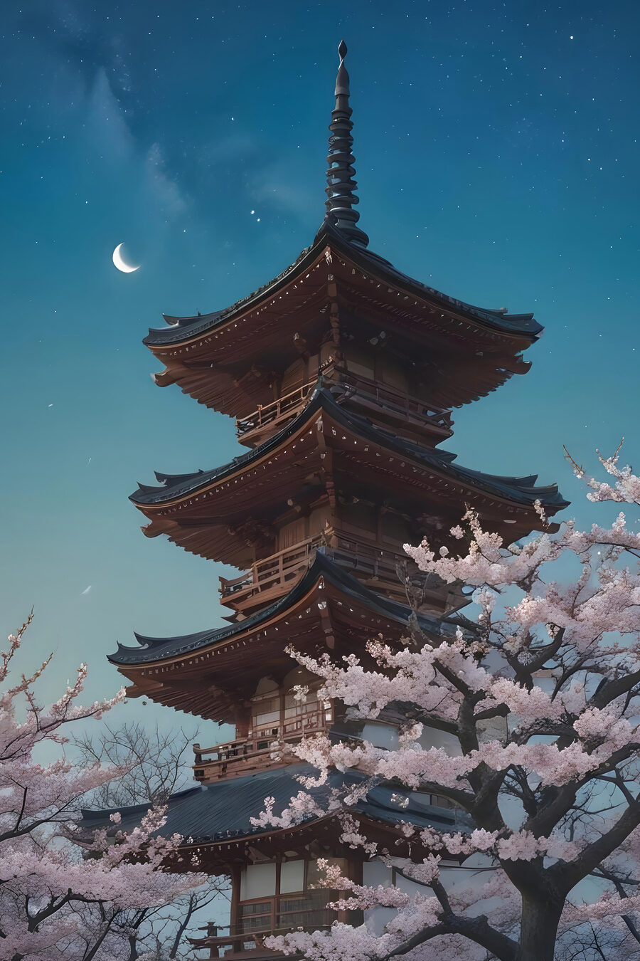 Pagoda s třešňovými květy Pagoda s třešňovými květy