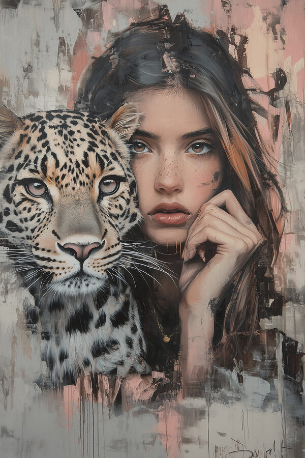 Žena s leopardem Žena s leopardem