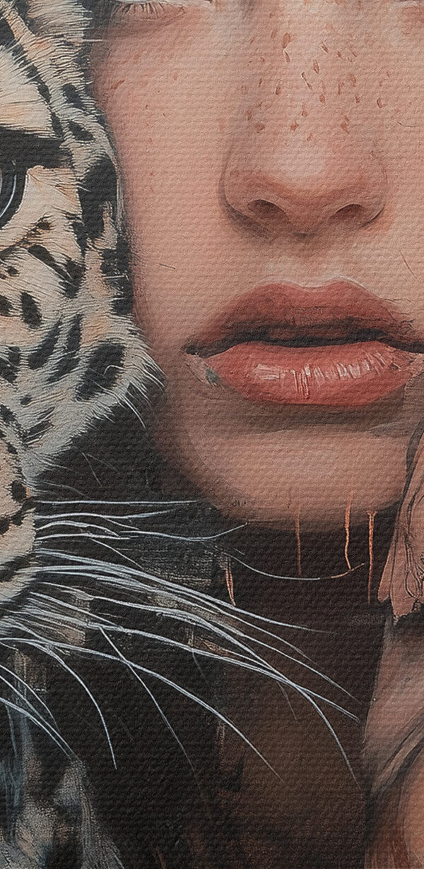 Žena s leopardem Žena s leopardem