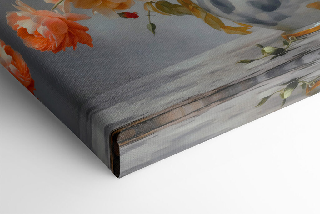 Vase of flowers on a table