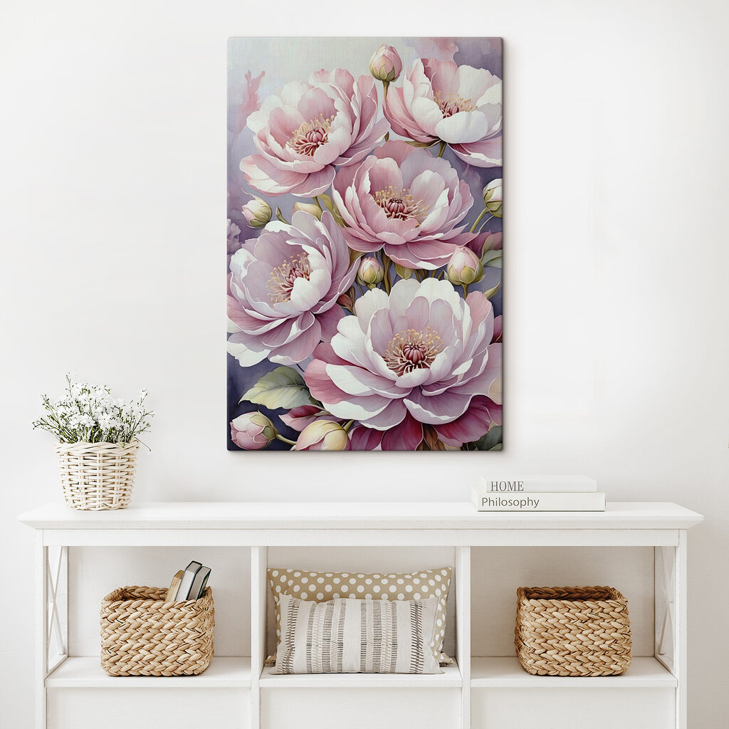 Soft petals in gentle bloom